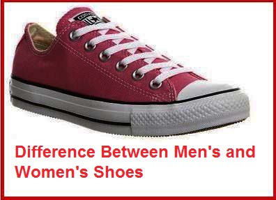 Difference Between Men's and Women's Shoes