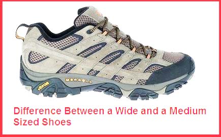 What's the Difference Between a Wide and a Medium Sized Shoes?